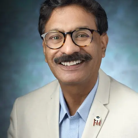 Portrait of Prof Debasish Sinha PhD